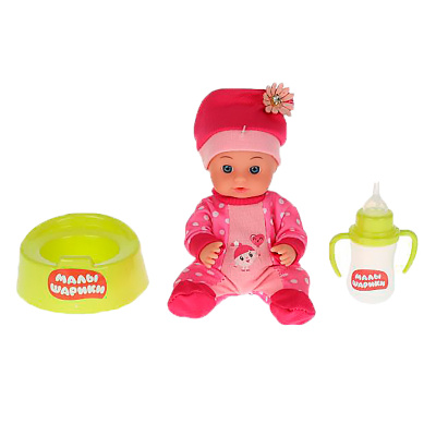 Пупс Нюшенька 15 см пьет писает Карапуз Y15BD-NUSHA